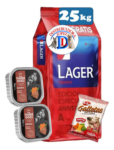 Lager Adulto 22 + 2kg + 4 Pate + 6 Pagos 1