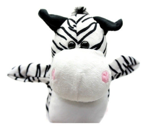 Atrapacuentos Hand Puppet N48 Plush Zebra Long Legs Toy Jungle 1