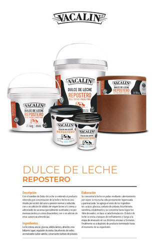 Vacalin Pack 6 Unid X 1 Kg Dulce De Leche Repostero Liniers 4