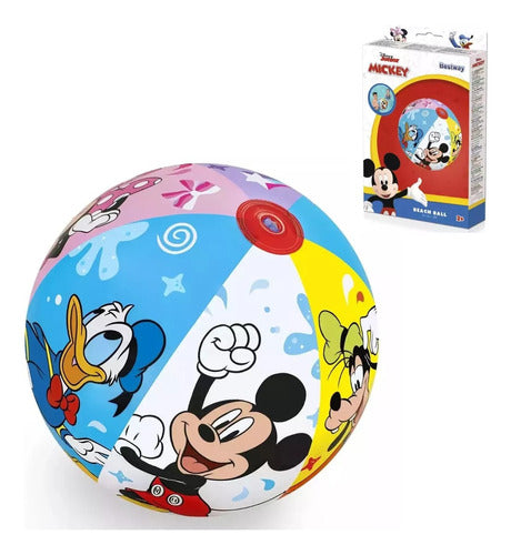 Bestway Inflatable Beach Ball Spiderman, Mickey, Disney 0