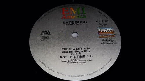 Kate Bush The Big Sky (meteorological Mix) Vinilo Usa 1986 2