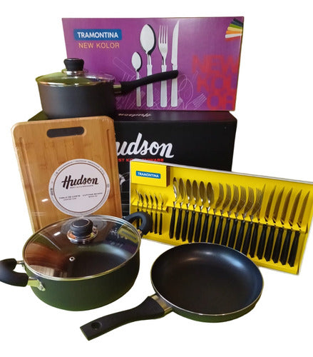 Hudson Teflón 4 Layers Cookware Set 0