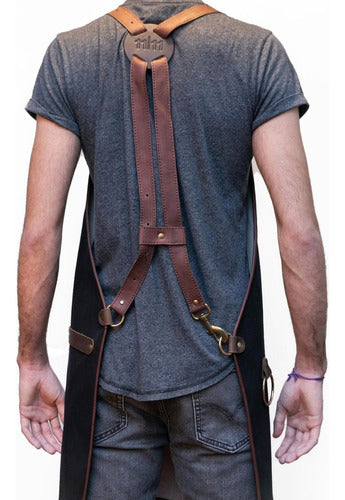 11|11 Unisex Classic Leather Apron for Grilling 1