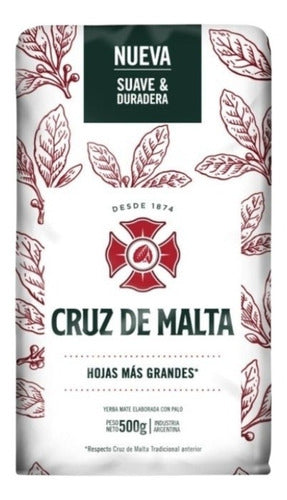 Cruz De Malta Traditional Yerba Mate 500g Pack of 10 0