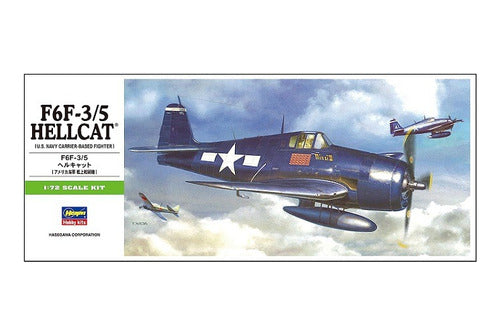 Hasegawa F6F-3/5 Hellcat Scale Model 1/72 U.S. Navy 0