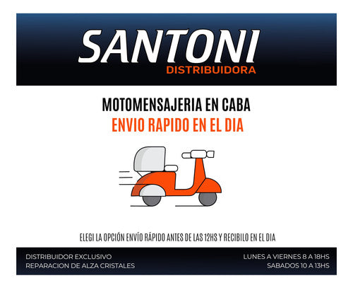 Santoni Manija Interior Delantera P/ Chevrolet Corsa 1994/2011 Gris 4