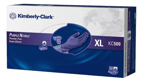 Halyard Purple Nitrile Exam Gloves, Ambidextrous, N 0