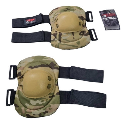 Kit Rodillera Y Codera Army Tactico Multicam Uca Univers Rbn 3