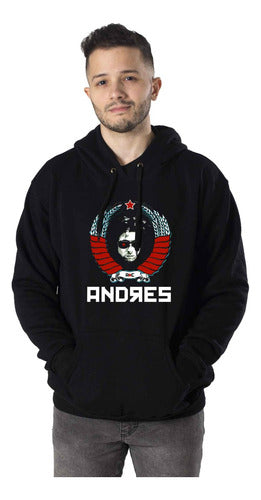 De Hoy No Pasa Andrés Calamaro Hooded Sweatshirt | 8 V 0