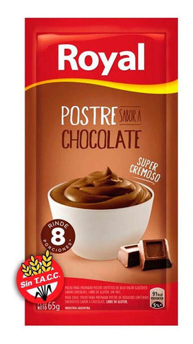 Royal Pack X 3 Unid Postre Choc 65 Gr 0