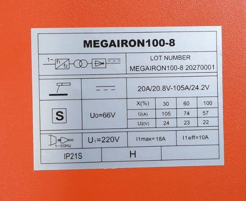 Lüsqtoff Soldadora Inverter Iron 100 + Helmet + Electrodes + 4 Magnetic Squares 2