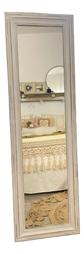 Large Full Body Floor Mirror 163x53 cm with Wood Frame 0