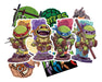 Pack Stickers Las Tortugas Ninja Tmnt Calcomanias Apum 0