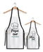 Personalized Chef Apron Set for Adult + Child - Perfect Gift for Parents 0