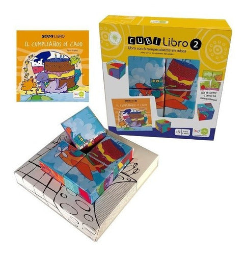 Cubi Libro 2 El Cumple De Cado Puzzle Rompecabezas 4 Piezas 0