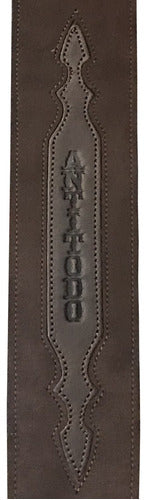 Antitodo B97 Southern Brown Suede Guitar Strap - New 3