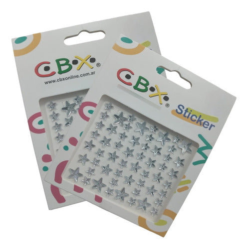 Plancha De Sticker Cbx Strass Autoadhesivo Estellas 1