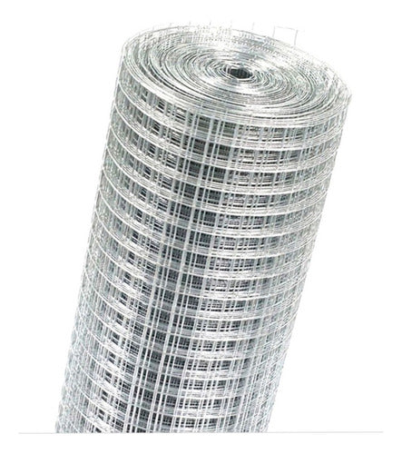 Malla Electrosoldada Galvanizada 15x5cm 2x25mt 0