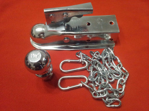 Trailers Leloir Anti-Tip Turtle + Ball + Chain + Carabiner for Trailer 2