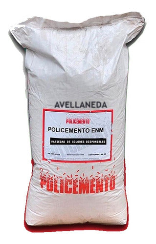 Policemento Red Cuarzo Color Rojo - X 25 Kg 0