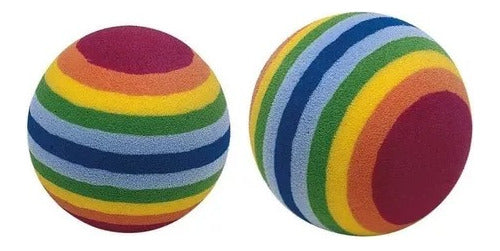 Ferplast Cat Toy Rainbow Balls X 2 0