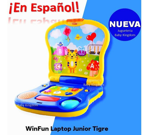 Winfun My First Laptop - Tigrisito Learning Tablet for Ages 1-5 2