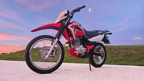 SICK RACING Cubrecarter Plastico Rojo Xr Blanco Honda Xr150 3