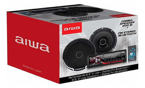 Radio De Auto + Juego De Parlantes 6.5  Aiwa 0