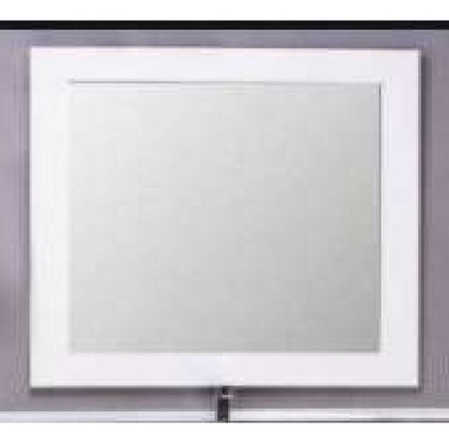 80 Cm Glossy White Mirror 0