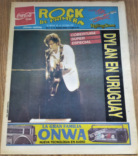 1991 Bob Dylan En Uruguay Cobertura Rock D Primera Con Fotos 0