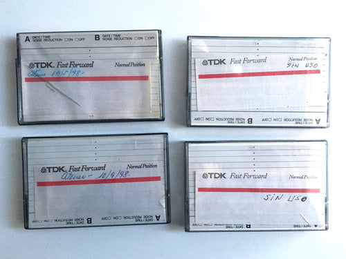 Lote De 4 Cassettes De Audio Tdk 90 Minutos En Caja 2