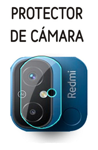 Lens Vidrio Repuesto De Cámara Para Xiaomi Redmi 12c + Prote 1