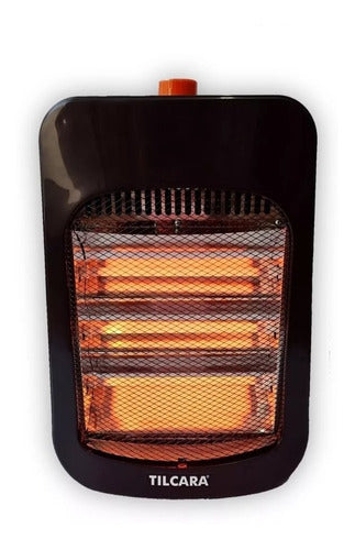 Infrared Electric Heater with 3 Quartz Heating Elements and Safety Features 0