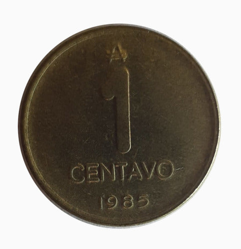 Moneda Argentina 1985 1 Centavo Austral 1