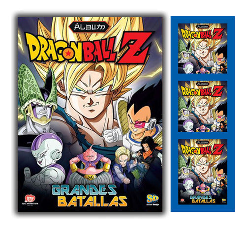 Dragon Ball Z Great Battles Album + 20 Sticker Packs 0