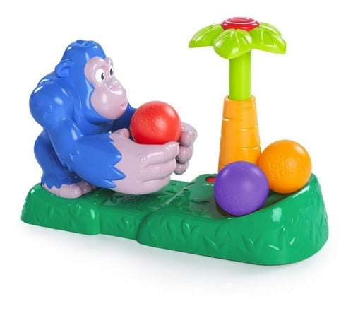 Bright Starts Musical Interactive Gorilla Coconut Catapult 0