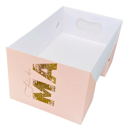 Cien Watts de Ideas Caja Box Patitas 26x17x8 Desayuno Merienda Regalo Mama X 5 2