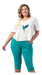 Mora Pijama Conjunto Thays Remera Capri Verano Mujer Mora Z440 0