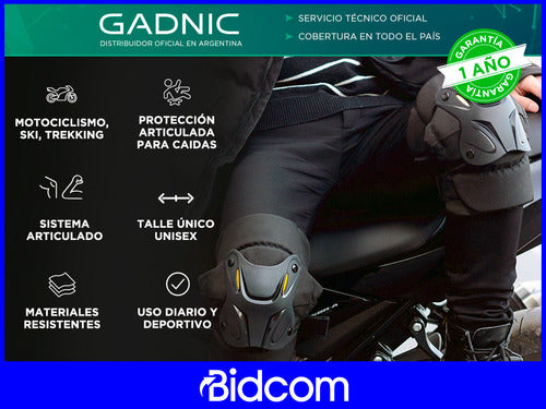 Gadnic Risk2 Sports Protection Kit - Knee Pads and Elbow Pads 1