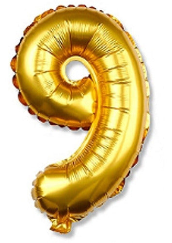 Giant Gold Metallic Number Balloon 70cm 30 Inches Belgrano Unit 26
