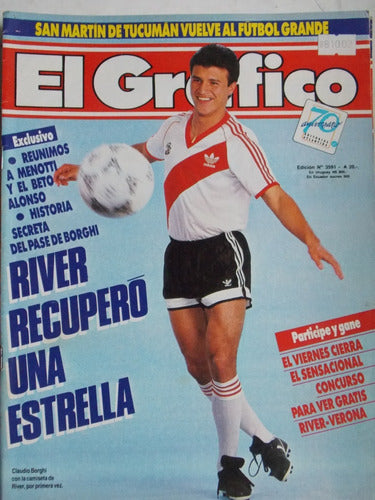 El Gráfico, N° 3591   Revista Fútbol Argentino, Cb 0