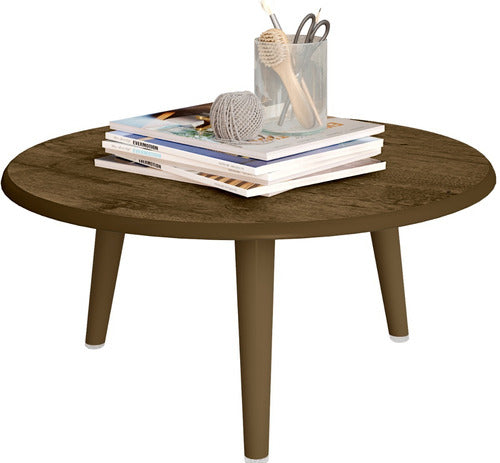 Brilha Vintage Round Center Living Room Table 0