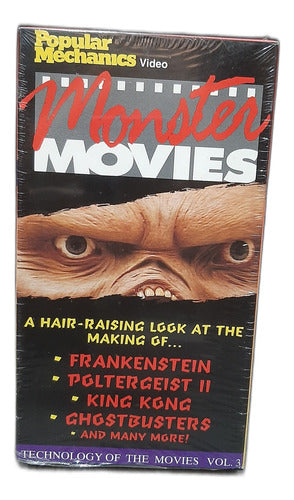 Monsters Frankenstein Kong Poltergeist Behind the Scenes VHS 0