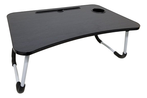 Ledstar Folding Laptop Table Up to 35kg MDF Aluminum 60x40x26 5