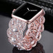 VIQIV Bling Bands for Apple Watch 42mm Pink with Diamonds 1