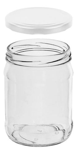 Envases Wide Mouth Glass Jar 100 cc With Axial Lid X 12 Units 0