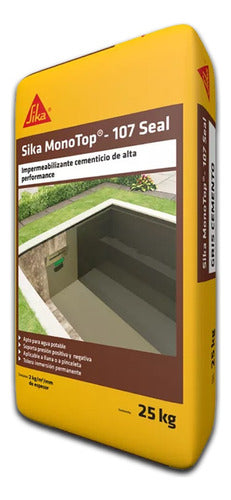 Sika Monotop 107 - Waterproof Cement Mortar Bag 25kg 0