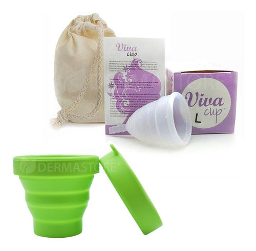 Vivacup Menstrual Cup + Pouch + Sterilizing Cup 72