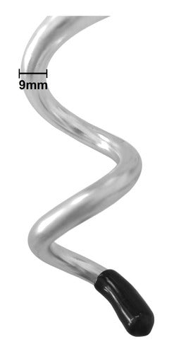 Metal Spiral Stake for Securing Pets in Garden or Beach 5
