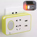 Mania-Electronic Wall Adapter with 2 Outlets + 2 USB + LED Light 3